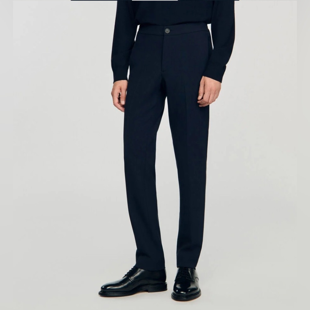 SANDRO Jersey Trousers